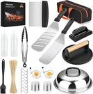 Griddle Accessories Set 131PCS Bbq Tools With Spatula Burger Press & Bag. Fixed Price $48.99.