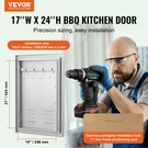 Bbq Access Door, 17W X 24H Inch Single Outdoor Kitchen Outside Cabinet. Fixed Price $66.54.
