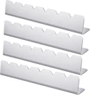 4 Pcs Skewers Holder Stainless Steel Shish Kabob Rack Bbq Long Silver. Fixed Price $24.64.