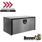 Buyers Products 1702705, 18X18X36" Black Steel Truck Box W/ Stainless Door. Fixed Price $498.95.