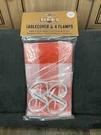 Mr. Bar-b-q Tablecloth & 4 Clamps (52" X 72") For Parties Picnics Washable. Fixed Price $10.00.