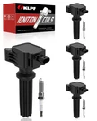 Oklpf Ignition Coil Pack UF670 With Iridium Platinum Spark Plugs 4-PIECE Se.... Fixed Price $106.00.