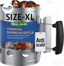 Charcoal Chimney Starter Large Capacity Bbq Grill Lighter Barbecue Fire. Fixed Price $49.43.
