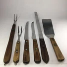 Vtg Grill Cookout Bbq Chicken Fish Meat Carving Tool Lot Dexter Burns Usa. Fixed Price $139.00.