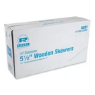 Amercareroyal R831 Wooden Skewers, 5.5", Natural, 1,000/BOX, Boxes/carton. Fixed Price $169.05.