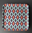 Ikea Sommar Melamine Serving Tray 13X13 Ikat Pattern Square Southwest. Fixed Price $24.99.