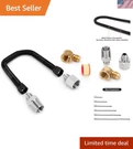 Durable 3/8" 12" Stainless Steel Flexible Gas Connector Kit For Ng/lp Use. Fixed Price $50.99.