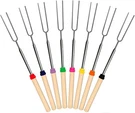 Marshmallow Roasting Sticks 8PCS Extendable 32INCH Long Metal Multiple Colors. Fixed Price $14.76.
