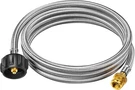8FT Propane Hose Connects 1LB Portable Grill/heater To 20LB Tank, For Bu. Fixed Price $28.85.