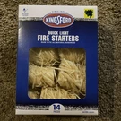 Kingsford Quick Light Fire Starters - Natural Hardwood Pack (14 Pieces) New. Fixed Price $8.99.