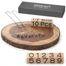 10-PIECE Custom Mini Branding Irons For Wood, Leather, Food Marking. Fixed Price $62.99.