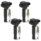 4PCS Ignition Coil Pack With Iridium Spark Plug Compatible 2003 200.... Fixed Price $106.09.