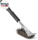 Grill Brush Scraper With Deluxe Handle, Bbq Cleaning Tool For Gas, Infrared,. Fixed Price $19.91.