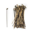 Bamboomn 7.1" Black Knotted Skewers Picks For Cocktails And Hors'.... Fixed Price $54.50.