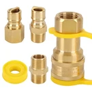 1/2 Inch Qdd Lp Natural Gas Quick Connect Fittings Kit, Nat.... Fixed Price $34.44.