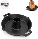 Charkettle Cast Iron Poultry Roaster Insert, Beer Can Chicken Holder With Roasti. Fixed Price $57.17.