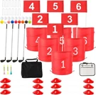 Backyard Golf Game Set - 4 Clubs, 6 Holes For Family Fun Outdoors & Indoors. Fixed Price $96.89.