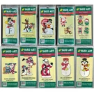 90S Do-it Yourself Wood Yard Art Pattern X-max Pick Santa Reindeer Snowman. Fixed Price $12.55.