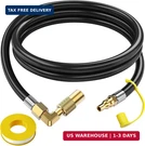 Gasxpert Improved Propane Quick Connect Hose, 7FT Rv Hoses With Blacksto. Fixed Price $27.77.