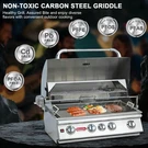 Carbon Steel Flat Top Griddle Insert For Bull 30" Grill 16517 65073 Lion L75000. Fixed Price $67.00.