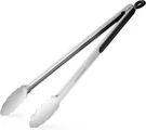 Grill Tongs, 17 Inch Extra Long Bbq Premium Stainless Steel Metal F. Fixed Price $10.10.
