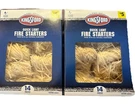 Fire Starters Kingsford 2 Pk Bundle Natural Hardwood. Fixed Price $14.00.