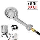 High Pressure Propane Cast-iron Round Burner Head With Orifice Brass Fitting New. Fixed Price $17.99.