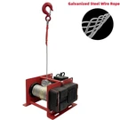 220V Small Winch Electric Hoist Cranes Drum Winding Steel Wire Lifter 800KG. Fixed Price $281.06.