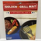 Copper Grill Mat Set Of 2 Nonstick Heavy Duty Reusable Fda Approved Bake Sheet. Fixed Price $14.99.