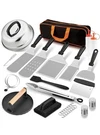 Hasteel Griddle Accessories Of 18, Teppanyaki Tools For Flat Top Cooking. Fixed Price $43.00.