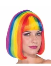 Forum Deluxe Rainbow Chic Bob Wig Bangs Adult Halloween Costume Accessory 70276. Fixed Price $22.99.