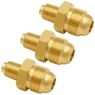 Uenede 3PCS 3/8" Flare X 1/8" Npt Male Propane Orifice Connector Brass Tube F.... Fixed Price $15.69.
