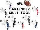 Nfl Bartender Multi-tool Tailgate Chiefs Steelers Patriots Cowboys. Fixed Price $19.99.