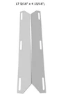 Kirkland 720-0584, 720-0433,720-0432, 860-0193, 720-0304,720-0396 Ss Heat Shield. Fixed Price $17.80.