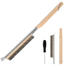 Aolso Pizza Oven Brush, 21" And Stainless Steel Scraper For Stone.... Fixed Price $18.42.