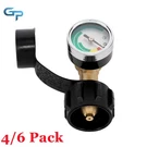 4/6 Pcs Propane Tank Gauge Indicator QCC1/ TYPE1 Connection For Rv 5-100 Lbs. Fixed Price $45.13.