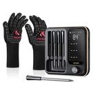 Inkbird 4-PROBE Wireless Meat Thermometer Bbq Gloves Three-mode Wifi Bluetooth. Fixed Price $90.99.