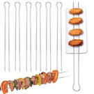 6 Pcs Metal Skewers For Kabobs, 12INCH Bbq U-shaped Telescopic Barbecue Skewe.... Fixed Price $20.26.