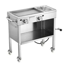 Uimoso Outdoor Propane Griddle 11600BTUX2 Stainless Steel Commercial Grill. Fixed Price $280.49.
