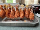 14 Slot Chicken Leg Wing Rack Stainless Steel Bbq Grill Roaster Stand For Smoker. Fixed Price $14.88.