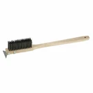 20 Bbq Grill Griddle Cleaning Steel Wire Bristle Brush Edge Scraper Winco BR500. Fixed Price $13.19.