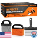 Aweasroy Griddle Cleaning Kit: Stone, Scraper & Brush For Flat Top. Fixed Price $20.34.