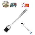 Silicone Bristle Basting Brush With 12" Stainless Steel Handle - Dishwasher Safe. Fixed Price $10.97.