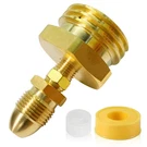 Propane Fill Adapter, Male Pol To 1-3/4" Acme Inches, Yellow. Fixed Price $46.99.