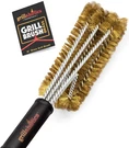 Grillaholics Brass Brush Safe Bbq For Outdoor Cooking Heavydu.... Fixed Price $31.91.