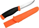 Morakniv Stainless Steel Fixed Drop Point Blade Knife With Orange Handle - New. Fixed Price $22.95.