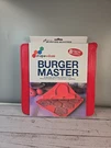 Shape + Store Burger Master 8 In 1 - Press & Freezer Silicone Red New. Fixed Price $19.97.