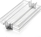 Turbro Flat Rotisserie Basket, 304 Stainless Steel, Universal Grill Accessory,. Fixed Price $48.26.