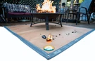 Fireside Portable Pit Mat 67"X60" Fireproof Grill Deck Protector. Fixed Price $51.93.