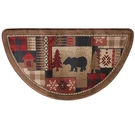 Fireside Goods Of The Woods Oriental Ii Bear Half Round Rug. Fixed Price $127.39.